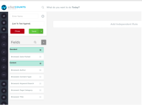 Non-eCommerce behavior tracking